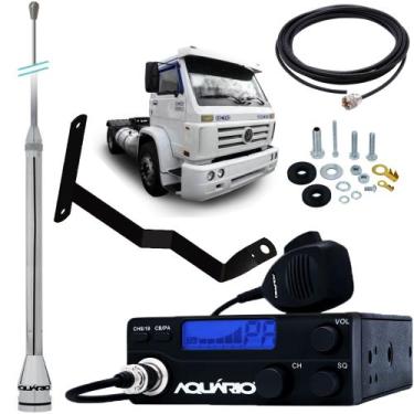 Imagem de Rádio Móvel Px Antena Maria Mole 2,70 metros Alongador 60cm Cabo 5,5m 