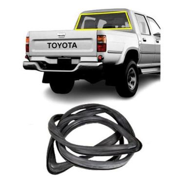 Imagem de Borracha Vidro Traseiro Vigia Hilux Sem Friso 1997 A 2002 - Disk Bor