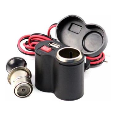 Imagem de Tomada USB para moto - Lelong