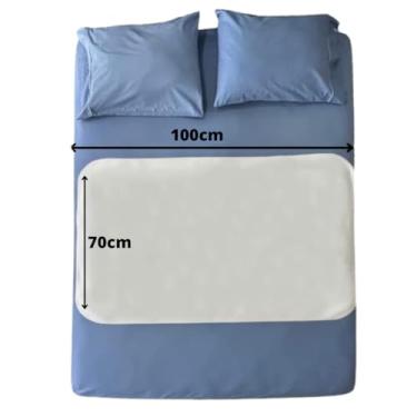 Imagem de Protetor Absorvente de Colchão Lavável Geriátrico 100x70-1 unidade