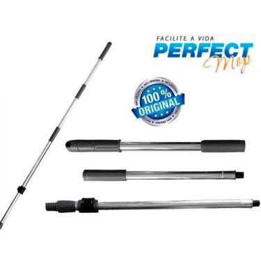 Imagem de Cabo Mop Perfect Pro 360 Move Esfregão Giratório 1,60m Aço Inox 972375