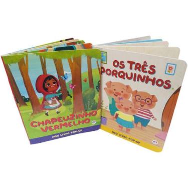 Imagem de Kit 2 Livro Infantil Contos Clássicos Fábulas Em Pop-Up - Ciranda Cult