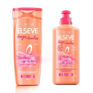 Imagem de Kit Shampoo L'Oréal Paris Elseve Longo dos Sonhos 400ml e Creme de Pen