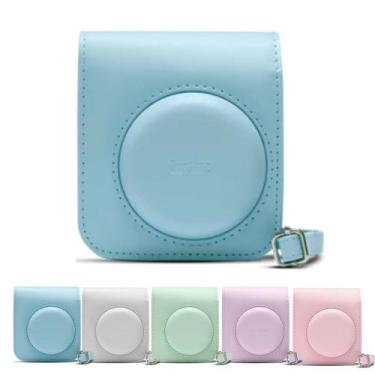 Imagem de Bolsa Case Original para Camera Instax Mini 12 com Alça - Optisom, Azu