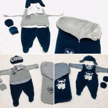 Imagem de Macacão saída de maternidade para bebê feminino e masculino príncipe p