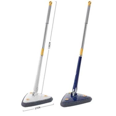 Imagem de Esfregão Mop Giratório Triangular Limpa Chão Vidro Teto - Saz Comércio