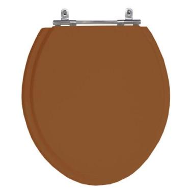 Imagem de Assento Sanitário Convencional para Vaso Oval Ocre Mdf - LOJAROCCA