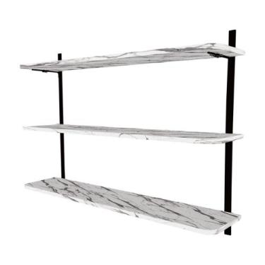 Imagem de Prateleira de Parede Nicho Wick Modelo Industrial - Loja da Isa, Preto