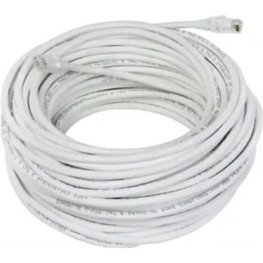 Imagem de Cabo de rede Internet Montado Branco rolo c/ 30 Metros - Ultra/Infinit