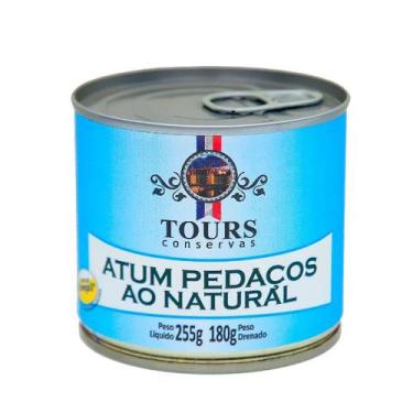 Imagem de Atum Sólido ao Natural Tours 180g - Tours Conservas