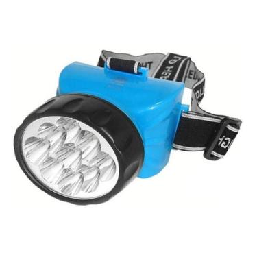 Imagem de Lanterna De Cabeça Recarregável 12 Leds Albatroz 722B - Albatroz Fishi