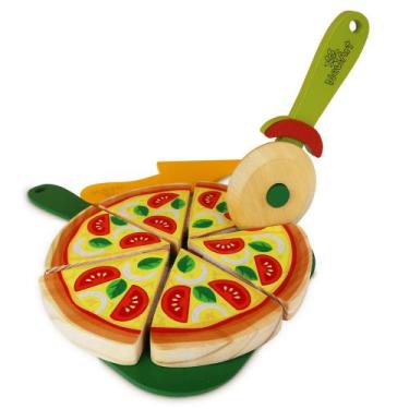 Imagem de Kit Pizza Brinquedo em Madeira - New Art Toys
