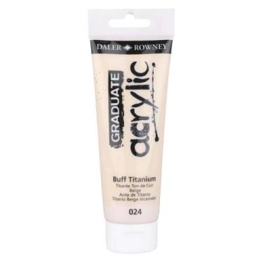 Imagem de Tinta Acrílica Graduate 120ml Titânio Buff 024 Daler Rowney - DALER & 