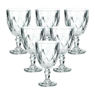 Imagem de Conjunto de Taças Transparente 300ml 6 Peças - Livon