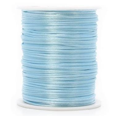 Imagem de Cordão de Cetim Rabo de Rato 2,5mm 50 Metros - Círculo, 542 AZUL CANDY