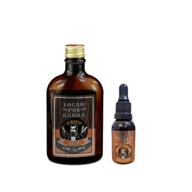 Imagem de Lizan Silver Line Loção Pós Barba 230ml + Óleo para Barba 30ml