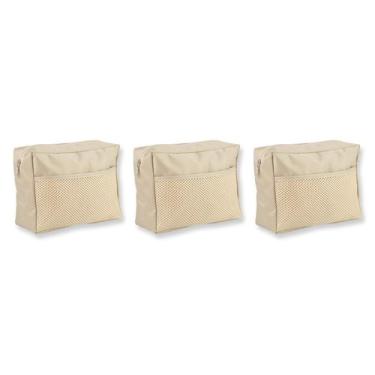Imagem de Kit 3 Porta Objetos Grande Baú Moto Acessório Bolsinhas - Jaspe Ateliê