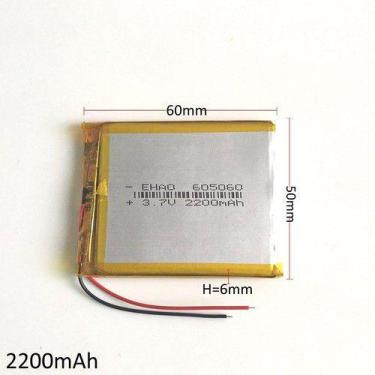 Imagem de Bateria 3,7v  Com 2200 Mah De 2 Fios - KMIG