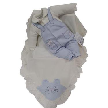 Imagem de Saída Maternidade Bebê Menina Bordado Le Bhua Paraiso 13398 - Le Bhua 