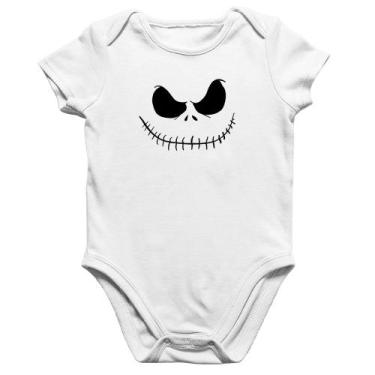 Imagem de Body Bebê Algodão Scare Face - Foca na Moda, Branco, M