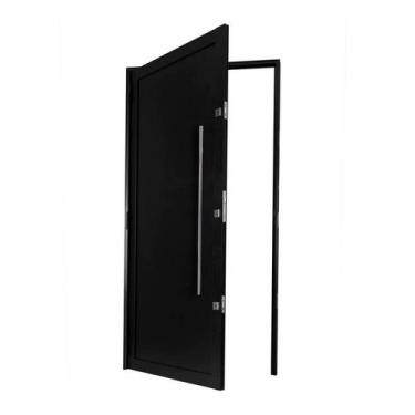 Imagem de Porta de Giro Lambri em Alumínio 215 x 104 x 6 cm com Puxador Esquerda