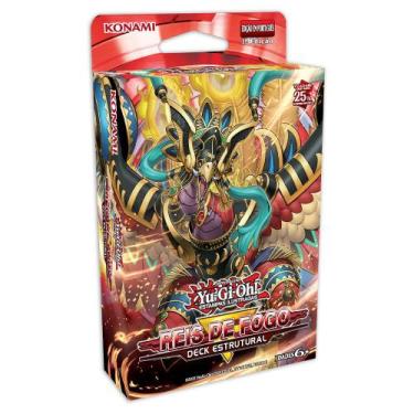 Imagem de Deck Estrutural Cartas YuGiOh! Reis de Fogo Fire Kings
