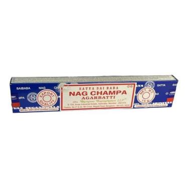 Imagem de Incenso Massala Nag Champa Satya Sai Baba Caixa 12 Varetas - Lua Místi