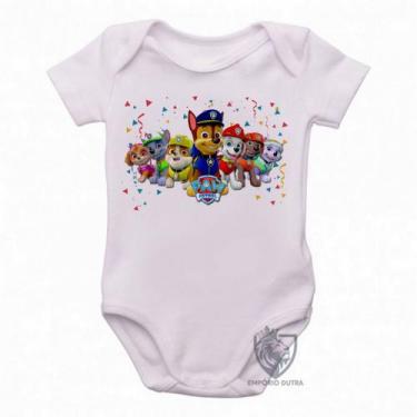 Imagem de body nenê criança roupa bebê  Patrulha Canina todos - Empório Dutra, P