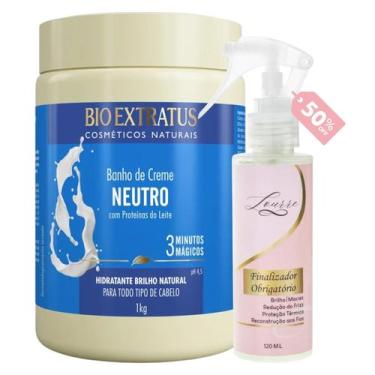 Imagem de Kit Neutro 1 Banho 1L + Finalizador Obrigatório Lourre 120ml - BIOEXTR