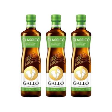 Imagem de Kit Azeite de Oliva Gallo Clássico Extravirgem - 3 Unidades de 500ml C