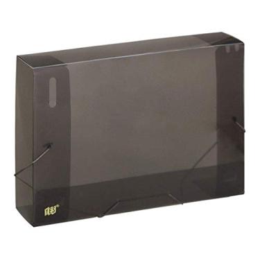 Imagem de Pasta Elástico, Ofício, YES, CX050SFM, Transparente, Lombo 50mm, Fume