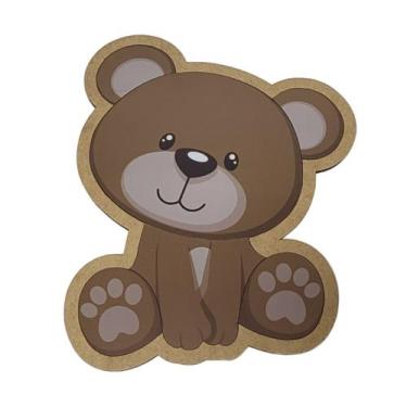 Imagem de Brinquedo Infantil Educativo Quebra Cabeça Urso Madeira Mdf - ATACADÃO