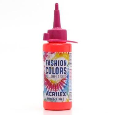 Imagem de Tinta Fashion Colors Aquarela Silk Fluorescente 60ml - Acrilex, 103 VE
