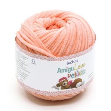 Imagem de Linha AmiguLove Pelúcia 90 Metros - Cisne, 328 SALMÃO CANDY