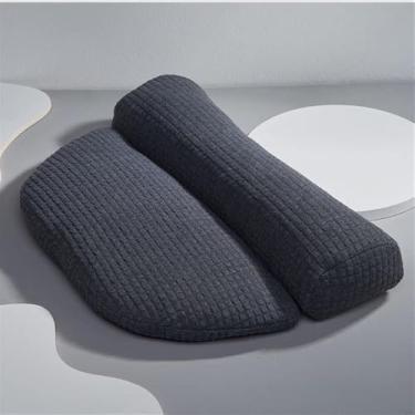 Imagem de Travesseiro de pescoço de trigo sarraceno, travesseiro de pescoço de cilindro de cássia Travesseiro de reforço ajustável Suporte de pescoço cervical Alívio de dor no pescoço, 12 tipos de erv