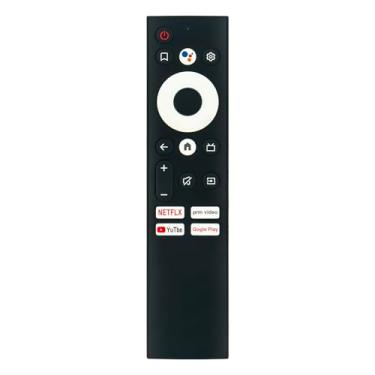 Imagem de Controle remoto de voz de substituição adequado para Smart TV Skyworth 50Q20 55Q20 UB5100 TB5000 TB7000 CT9010 HS-8A00J-01 65Q20 com manual do usuário