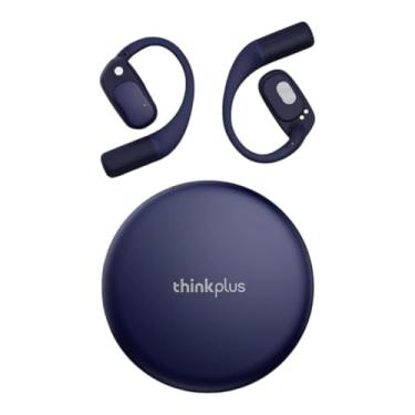 Imagem de Fone de Ouvido Bluetooth sem fio LEN0V0 LP72 OWS v5.4 | Alta Fidelidade | Música Estéreo | Gaming | Fone Ultra Longa Vida | Esportes | Gancho (Azul Marinho)