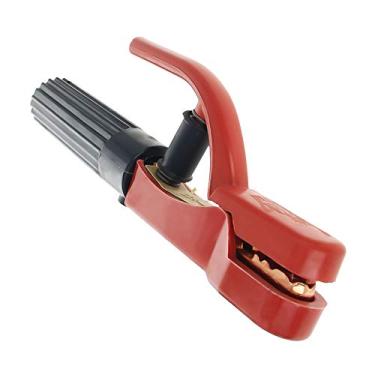 Imagem de Utoolmart Suporte de eletrodo de soldagem, 800 Amp, braçadeira de eletrodo de alicate de fixação de mandíbula resistente de cobre para máquina de solda ARC Stick/MMA