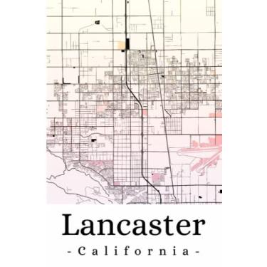 Imagem de Lancaster California: Your city, your region, your home! | Composition Notebook 6x9 plaid 120 pages