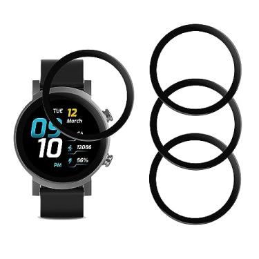 Imagem de YIFNTANG [Pacote com 4] Protetor de tela para smartwatch Ticwatch E3, HD transparente, antiarranhões, anti-impressão digital, compatível com Ticwatch E3