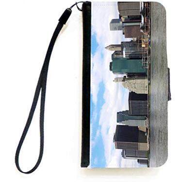 Imagem de Rikki Knight Capa carteira flip Manhattan Skyline para iPhone 5c com aba magnética