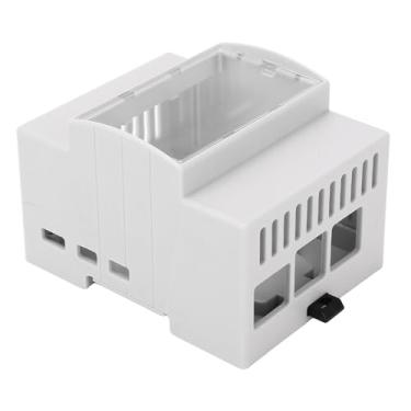 Imagem de Caixa de Junção Em Trilho DIN, Caixa de Alimentação Em Trilho DIN para Instrumentos Eletrônicos para Residências, Fábricas, Oficinas, Caixa Elétrica Em Trilho DIN ABS para Caixas