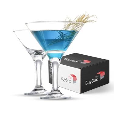 Imagem de Conjunto de 2 copos de martini (170 g/175 ml), copos de café expresso de martini, copos de Margarita, copos Prosecco, taça de champanhe, taças de champanhe de haste longa (2 peças (170 g/175 ml), 2,