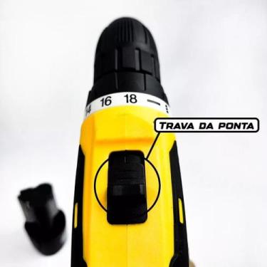 Imagem de Parafusadeira/Furadeira 18V 10mm 3/8 Lítio Alta Potência - Sa, Songle,