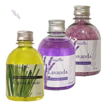 Imagem de 2 Espumas E 1 Sais De Banho Banheira Hidromassagem Espumante - Bagnare