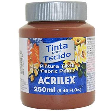 Imagem de Tinta Tecido Fosca 250ml Marrom - Pacote com 3, Acrilex, 04125-531, Multicor
