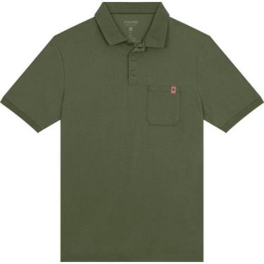 Imagem de Camisa Polo Piquet Masculina Plus Malwee Ref. 123769, Verde, G4