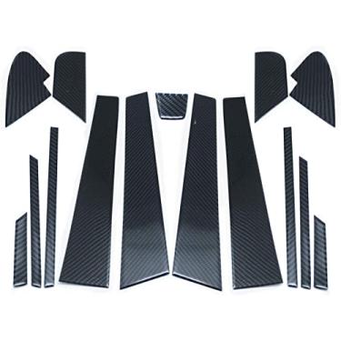 Imagem de Gazoz Performance Protetor de janela de painel de máscara de pilar Carbon B compatível com Subaru WRX STI VA 2015-2021 - 15 peças