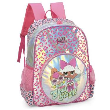 Imagem de Mochila De Costas Escolar Infantil LOL Surprise Luxcel, Pink