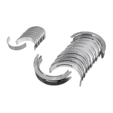 Imagem de ACROPIX Kit de rolamento principal e biela Nº 12209AA650/12108AB110 para Subaru Forester 2011-2018 Rolamento da haste do virabrequim do motor metal prateado 18 peças